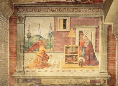 The Annunciation by Domenico Ghirlandaio